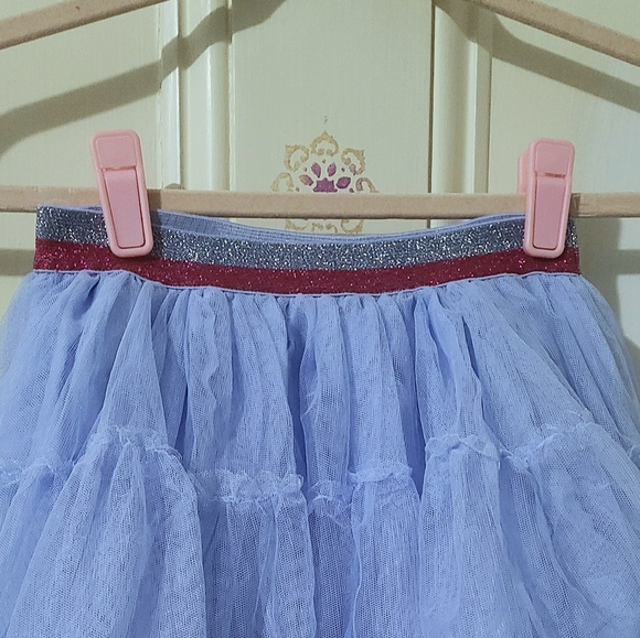 Girls Tulle Skirt NWT size 7/8 "Trixiebelle" Blue - Picture 6 of 7